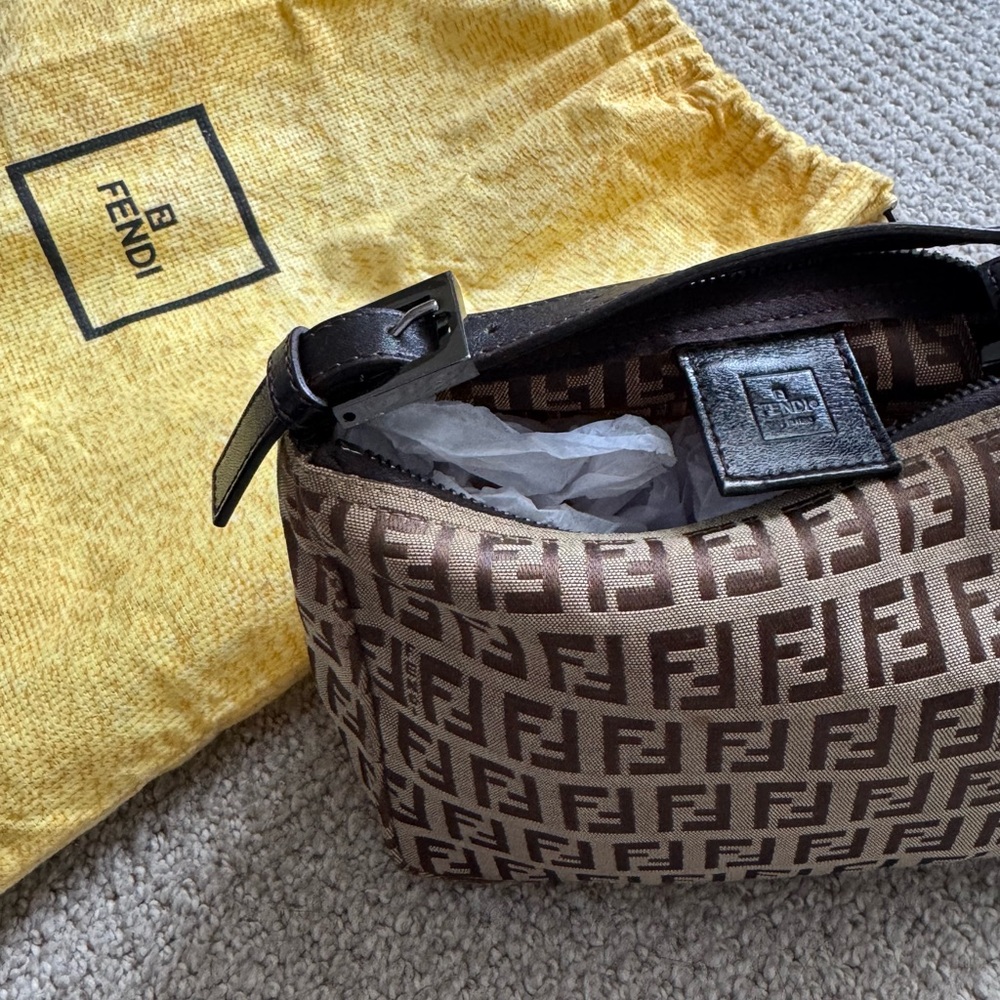 Vintage Fendi Zucchino Mini Pochette